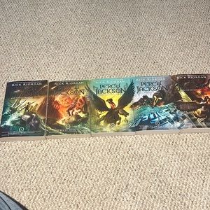 Full set of Percy Jackson books super good for kids/teens